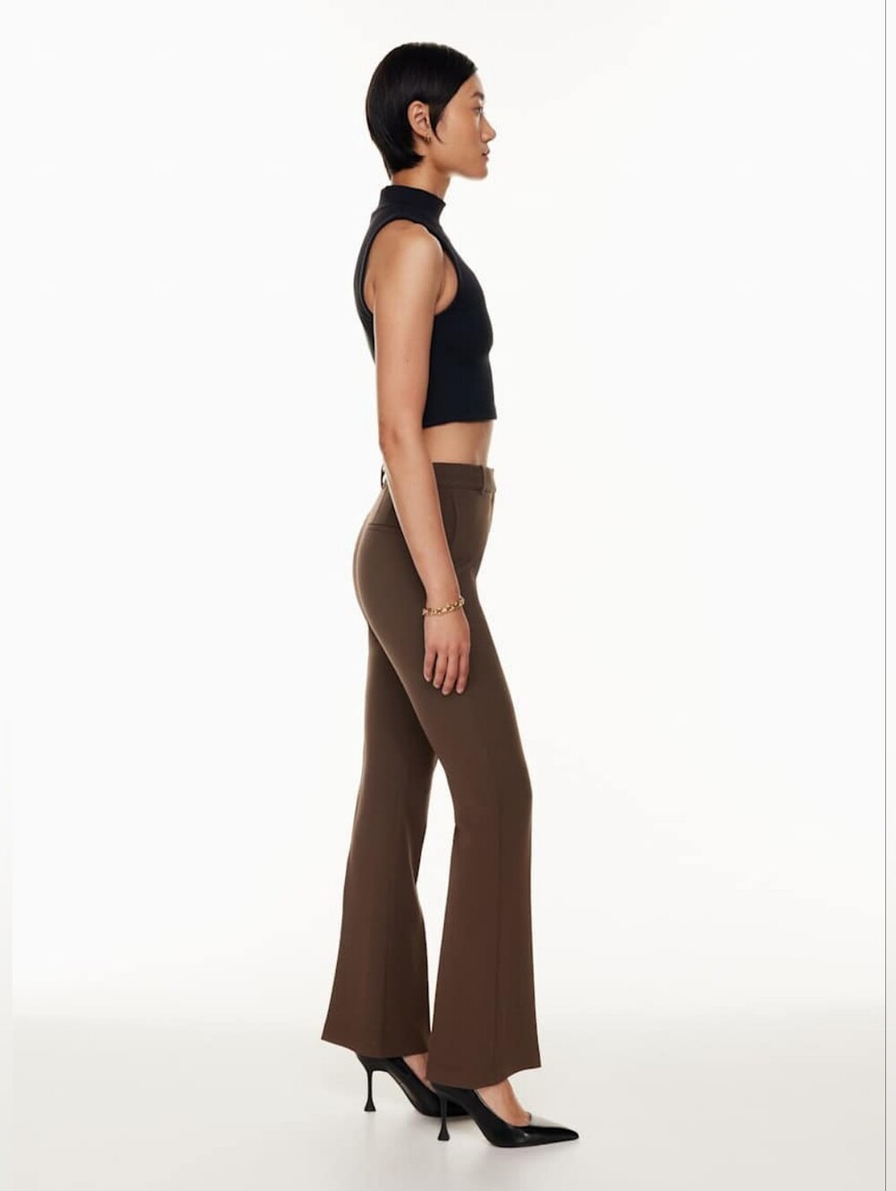 aritzia program pant Babaton coffee bean